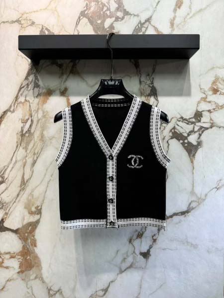 2025年6月9日入荷春夏新作Chanelニット タンクトップファッション/誕生日プレゼント/贈り物 can工場