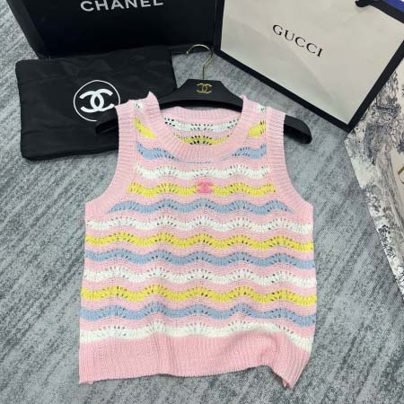 2025年6月9日入荷春夏新作Chanelニット半袖ファッション/誕生日プレゼント/贈り物 can工場