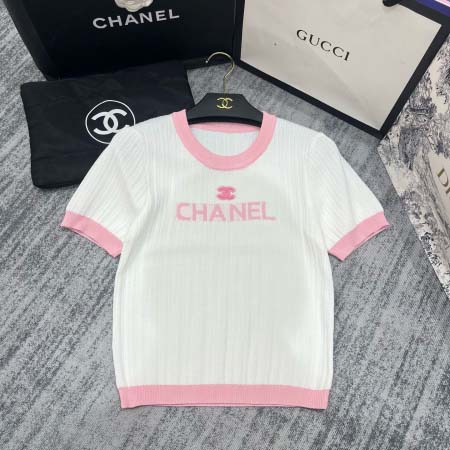 2025年6月9日入荷春夏新作Chanelニット半袖ファッション/誕生日プレゼント/贈り物 can工場