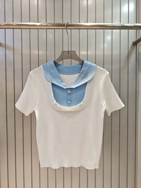2025年6月9日入荷春夏新作Chanelニット半袖ファッション/誕生日プレゼント/贈り物 can工場