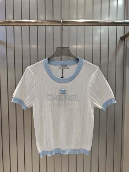 2025年6月10日入荷春夏新作chanelニット半袖ファッション/誕生日プレゼント/贈り物 can工場