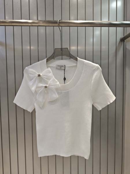 2025年6月10日入荷春夏新作chanelニット半袖ファッション/誕生日プレゼント/贈り物 can工場