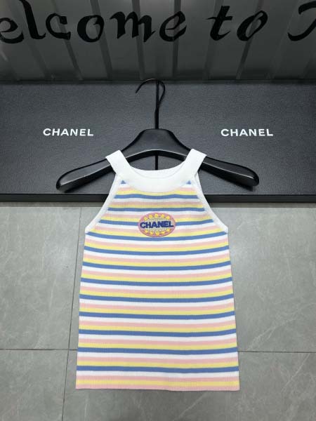 2025年6月10日入荷春夏新作Chanelニット半袖ファッション/誕生日プレゼント/贈り物 can工場