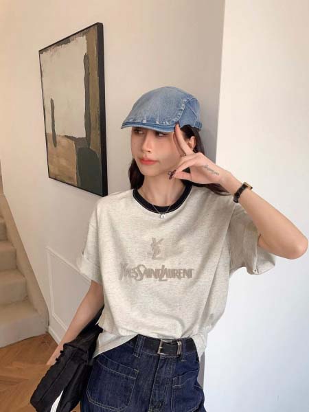 2025年6月10日入荷春夏新作ysl半袖 Tシャツファッション/誕生日プレゼント/贈り物 can工場