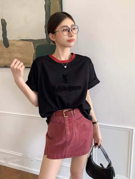 2025年6月10日入荷春夏新作ysl半袖 Tシャツファッション/誕生日プレゼント/贈り物 can工場
