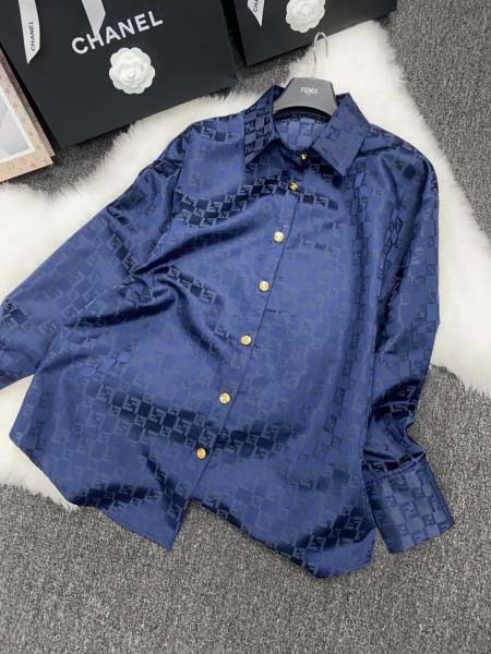 2025年6月10日入荷春夏新作Fendi夏 長袖シャツファッション/誕生日プレゼント/贈り物 can工場