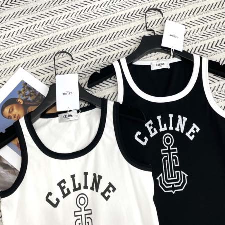 2025年6月12日入荷春夏新作Celineタンクトップファッション/誕生日プレゼント/贈り物 can工場