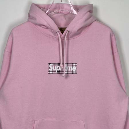 2025年6月12日入荷新作 SUPREME X BURBERRY BOX LOGO HOODED  S-XL 誕生日プレゼント/男女兼用/高品質/正規品と同じ人気/16工場