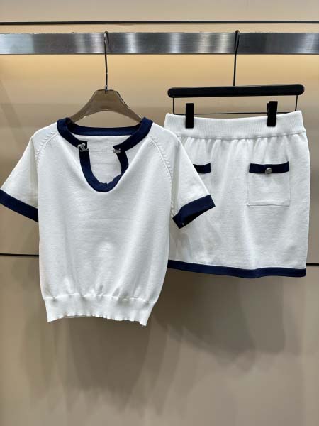 2025年6月16日入荷春夏新作chanelニットセット上下ファッション/誕生日プレゼント/贈り物 can工場