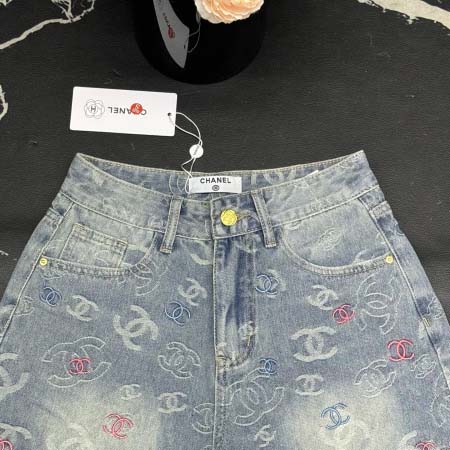 2025年6月16日入荷春夏新作Chanelデニムショートパンツファッション/誕生日プレゼント/贈り物 can工場