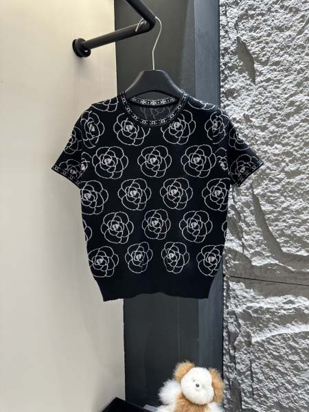 2025年6月16日入荷春夏新作Chanelニット半袖ファッション/誕生日プレゼント/贈り物 can工場
