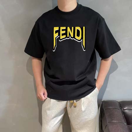 2025年6月20日入荷新作FENDI 半袖 Tシャツ★人気商品★/ファッションの流行/贈り物/HJ工場S-XXL