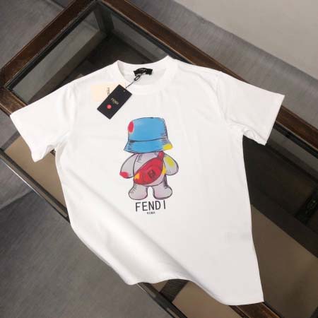2025年6月20日入荷新作FENDI 半袖 Tシャツ★人気商品★/ファッションの流行/贈り物/HJ工場S-XXL
