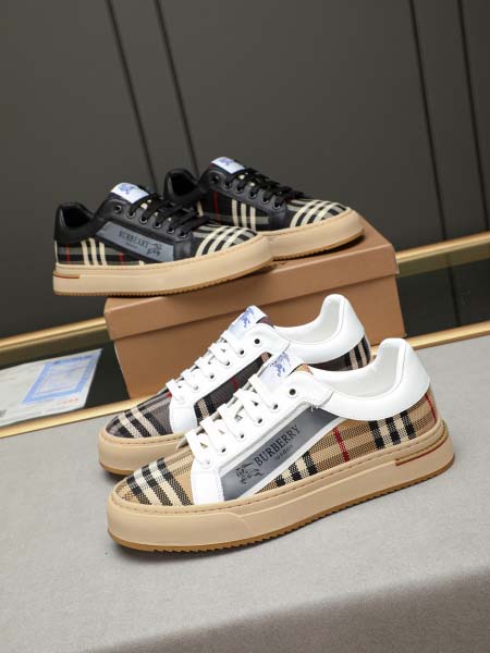 2025年6月20日入荷新品BURBERRYカジュアルシューズ/スニーカー｜メンズ靴人気本革製ギフト/誕生日/TL工場