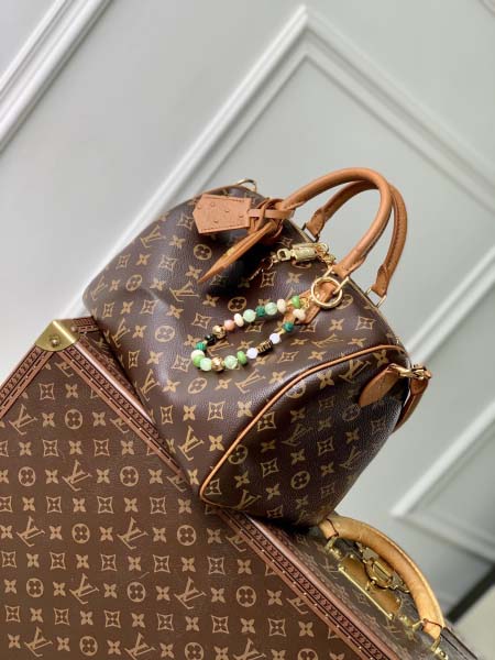 2025年6月26日入荷Louis Vuitton バッグSpeedy Soft 30 Dark Monogram Toron Monogram Zippy :N87212:30CMx21CMx17CM 高品質人気の新作/誕生日プレゼント/