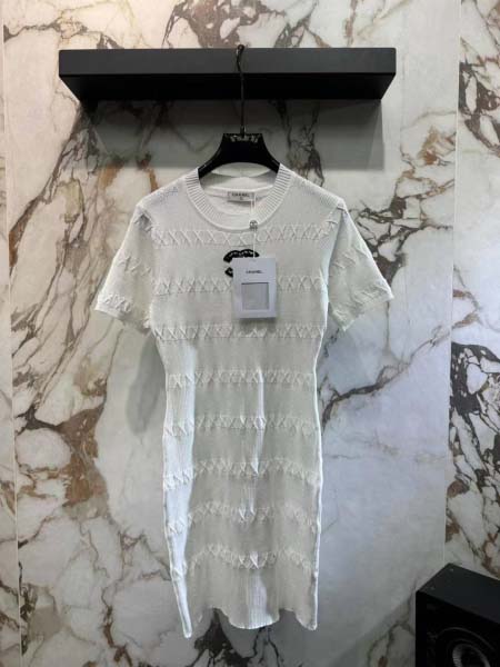 2025年6月9日入荷春夏新作Chanelニットスカートファ...