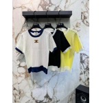 2025年6月9日入荷春夏新作Celineニット半袖ファッション/誕生日プレゼント/贈り物 can工場