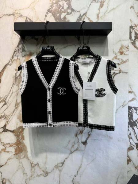 2025年6月9日入荷春夏新作Chanelニット タンクトッ...
