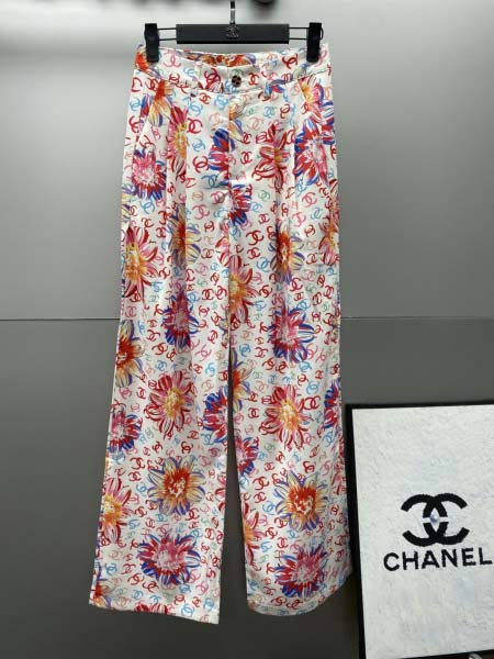2025年6月9日入荷春夏新作CHANELワイドパンツファッ...