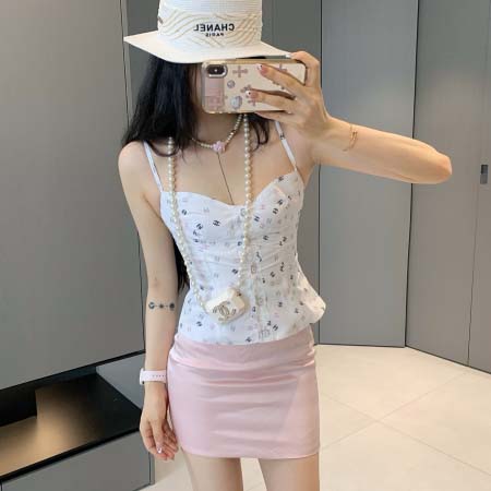 2025年6月9日入荷春夏新作CHANELキャミソールファッ...
