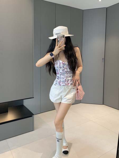 2025年6月9日入荷春夏新作CHANELキャミソールファッ...