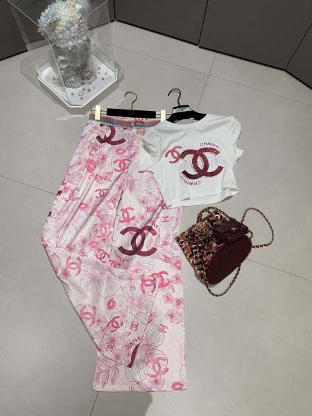 2025年6月9日入荷春夏新作Chanelセット上下ファッシ...