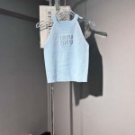 2025年6月9日入荷春夏新作Miumiuニット半袖ファッション/誕生日プレゼント/贈り物 can工場