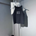 2025年6月9日入荷春夏新作Miumiuニット半袖ファッション/誕生日プレゼント/贈り物 can工場