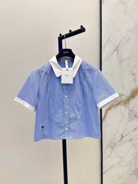 2025年6月9日入荷春夏新作Diorショートシャツファッシ...