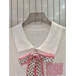 2025年6月9日入荷春夏新作Miumiuニット半袖ファッション/誕生日プレゼント/贈り物 can工場