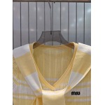 2025年6月9日入荷春夏新作Miumiuニット半袖ファッション/誕生日プレゼント/贈り物 can工場