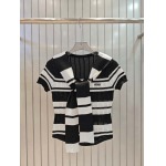 2025年6月9日入荷春夏新作Miumiuニット半袖ファッション/誕生日プレゼント/贈り物 can工場