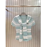 2025年6月9日入荷春夏新作Miumiuニット半袖ファッション/誕生日プレゼント/贈り物 can工場