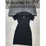 2025年6月9日入荷春夏新作Chanelニットワンピースファッション/誕生日プレゼント/贈り物 can工場