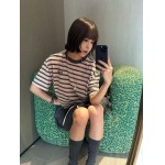 2025年6月10日入荷春夏新作Prada半袖 Tファッション/誕生日プレゼント/贈り物 can工場