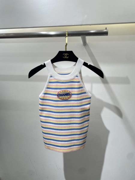 2025年6月10日入荷春夏新作Chanelニット キャミソ...