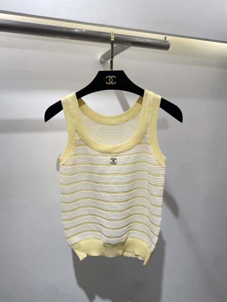 2025年6月10日入荷春夏新作Chanelニット キャミソ...