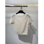 2025年6月10日入荷春夏新作Chanelニット半袖ファッション/誕生日プレゼント/贈り物 can工場