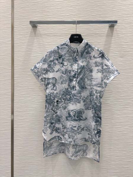 2025年6月10日入荷春夏新作Dior中の長シャツファッシ...