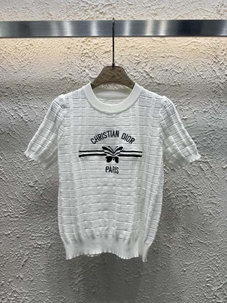 2025年6月10日入荷春夏新作Diorニット半袖ファッショ...