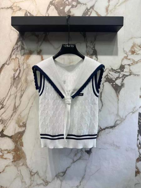 2025年6月10日入荷春夏新作Miumiuニット タンクト...