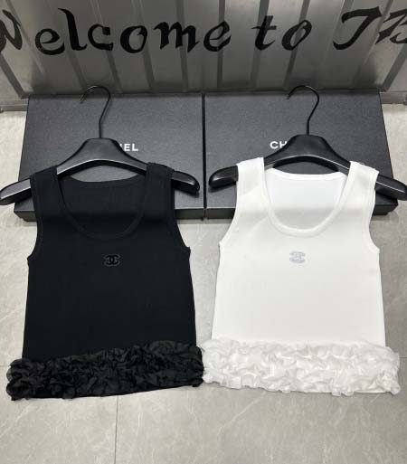 2025年6月10日入荷春夏新作Chanelニット半袖ファッ...