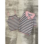 2025年6月10日入荷春夏新作Chanelニットキャミソール+半袖ファッション/誕生日プレゼント/贈り物 can工場