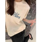2025年6月10日入荷春夏新作Louis Vuitton半袖 Tシャツファッション/誕生日プレゼント/贈り物 can工場