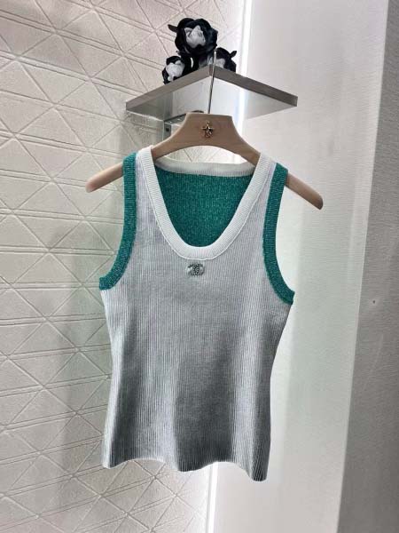 2025年6月10日入荷春夏新作CHANELタンクトップファ...