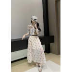 2025年6月10日入荷春夏新作Chanelセット上下 シャツ+スカートファッション/誕生日プレゼント/贈り物 can工場