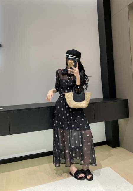 2025年6月10日入荷春夏新作Chanelセット上下 シャ...