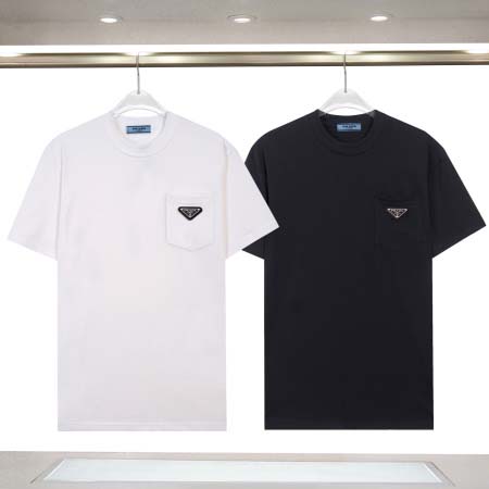 2025年6月10日入荷春夏新作PRADA半袖Tシャツファッ...