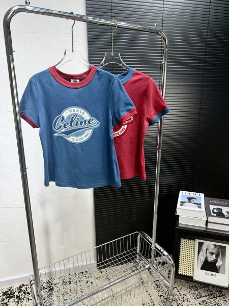 2025年6月10日入荷春夏新作Celine半袖Tシャツファ...