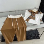 2025年6月10日入荷春夏新作Burberry3点 セット上下ファッション/誕生日プレゼント/贈り物 can工場